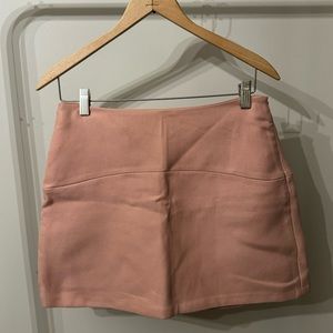 M Pink ZARA Zipper Mini Skirt